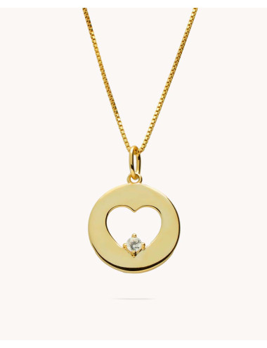 Colgante  corazón medalla...