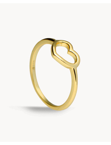 Anillo  amar silueta de...