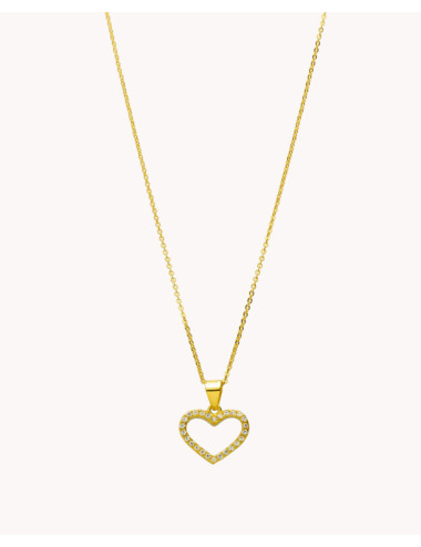 Colgante  corazon silueta...