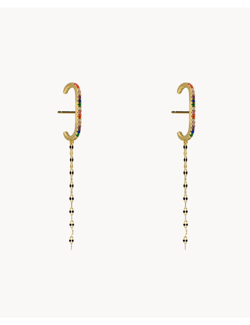 Pendientes  flash color de...