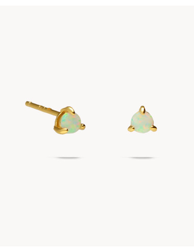 Pendientes  opal de plata...