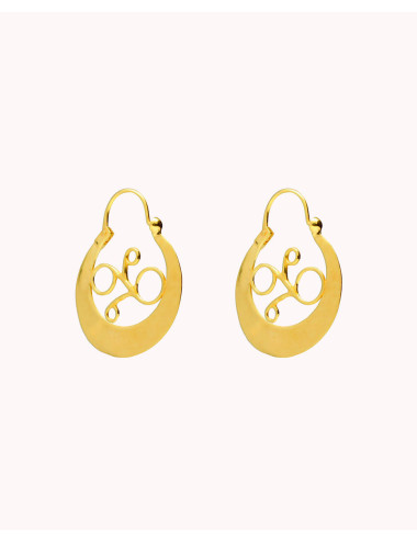 Pendientes  aros canarios...