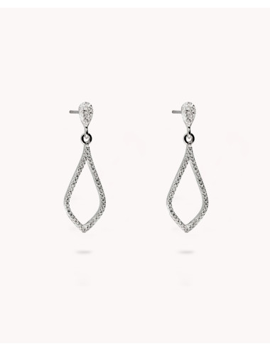 Pendientes  novia de plata...