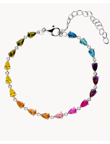 Pulsera  gotas de color...