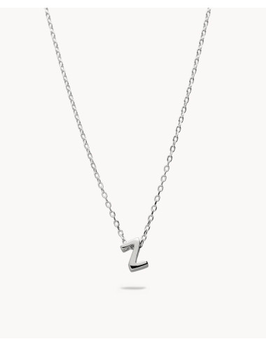Collar  letra z de plata de...