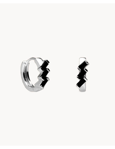 Pendientes de aro  dark de...