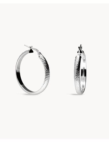 Pendientes de aro  triz s...