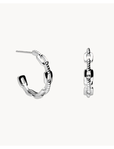 Pendientes de aro  chain m...