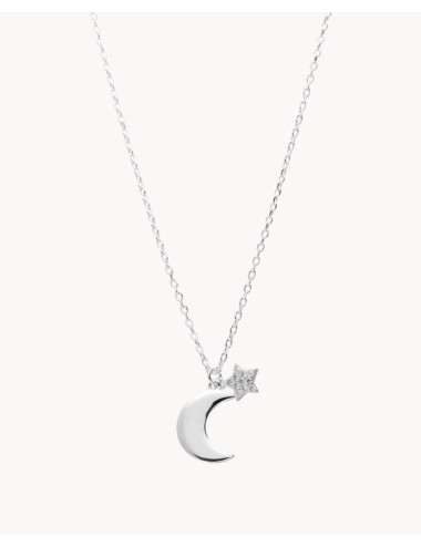Collar  luna y estrella...