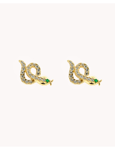 Pendientes  serpiente ojos...