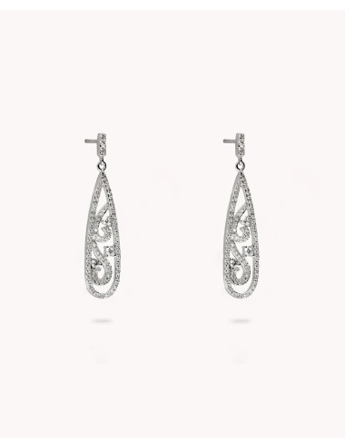 Pendientes  novia de plata...