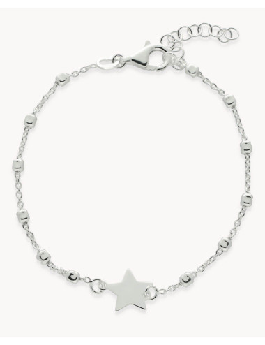Pulsera  estrella lisa...