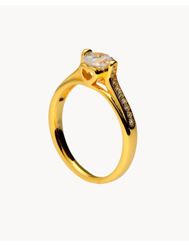 Anillo  solitario sí...