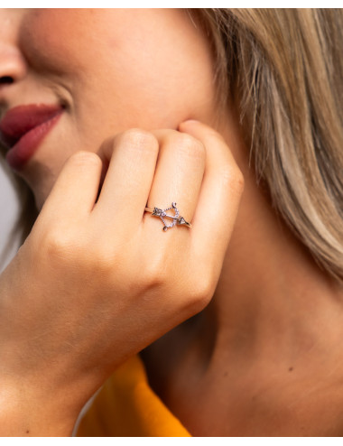 Anillo  cupido de plata de...