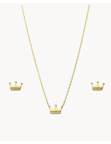 Set de pendientes y collar...