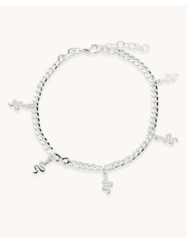 Pulsera  serpientes barbada...