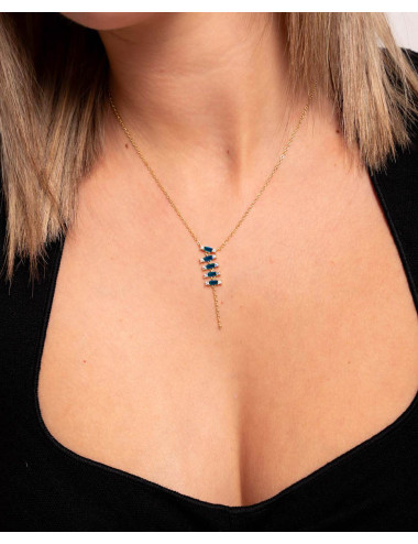 Collar  desfiladero zafiro...