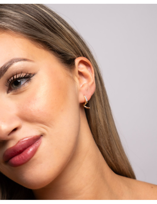 Pendientes de aro  caída...