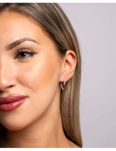 Pendientes de aro  caída...