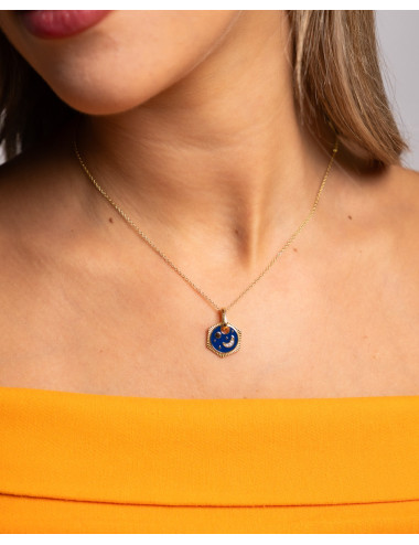 Colgante  noche azulada de...