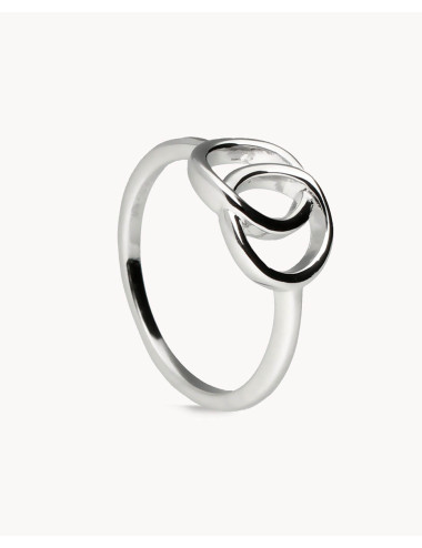 Anillo  eterna de plata de...