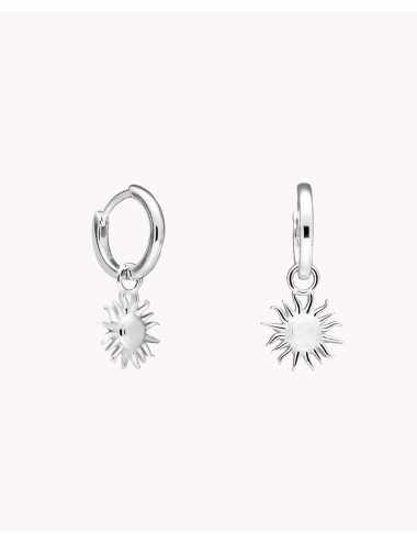 Pendientes de aro  sol...