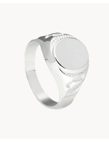 Anillo  sello redondo kie...