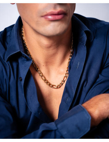 Cadena   fígaro l de acero...