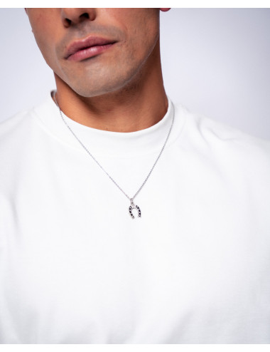 Colgante   herradura brillo...