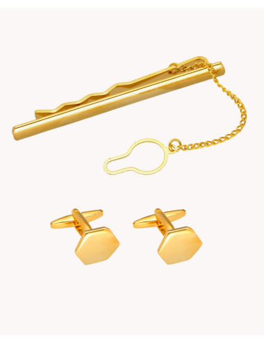 Set de gemelos y pasador de...