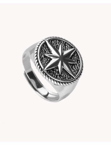 Anillo  sello rosa de los...