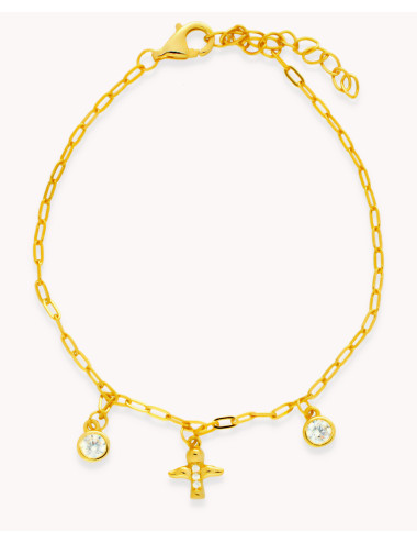 Pulsera  de plata de ley...