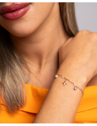 Pulsera  de plata de ley...