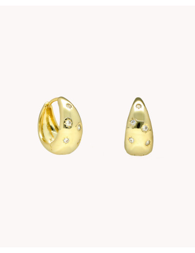 Pendientes  de aro bola...