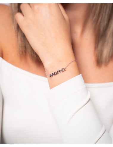 Pulsera  mamá letras de...