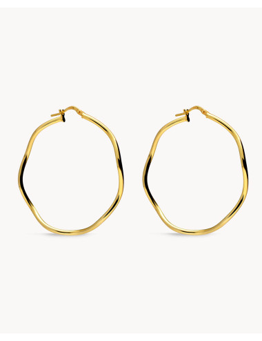 Pendientes de aro  oleada...