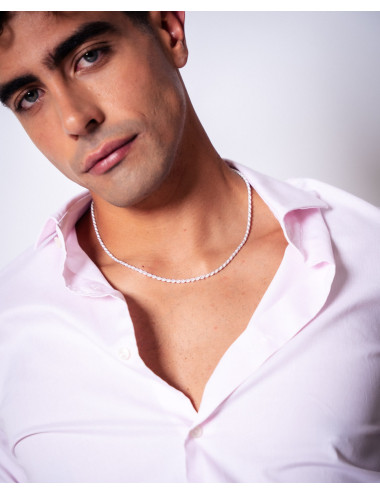 Cadena   de plata de ley 925