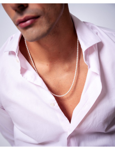 Cadena   de plata de ley 925