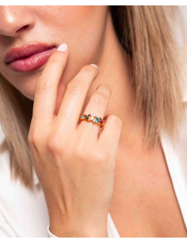 Anillo  unión de colores de...