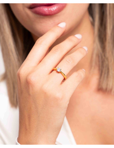 Anillo  solitario laoh...