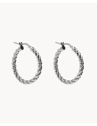 Pendientes de aro  trenzado...