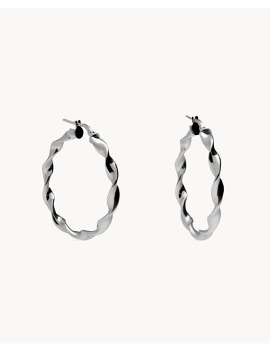 Pendientes de aro  rizado...