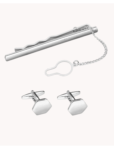 Set de gemelos y pasador de...