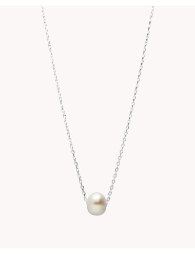 Collar  perla centro de...