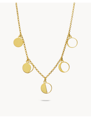 Collar  fases de la luna...