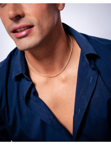 Cadena  cordón rizo 45cm de...