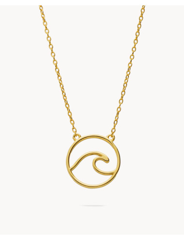 Collar  ola de plata de ley...