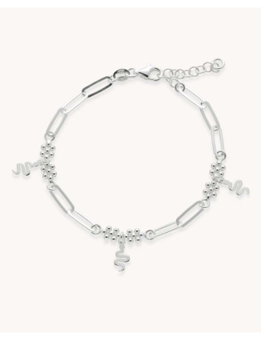 Pulsera  serpientes eternas...