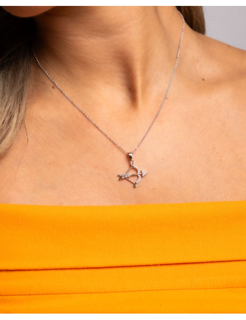 Colgante  cupido de plata...