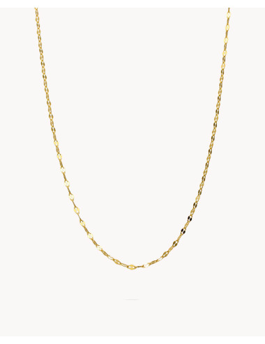 Cadena  espejo de plata de...